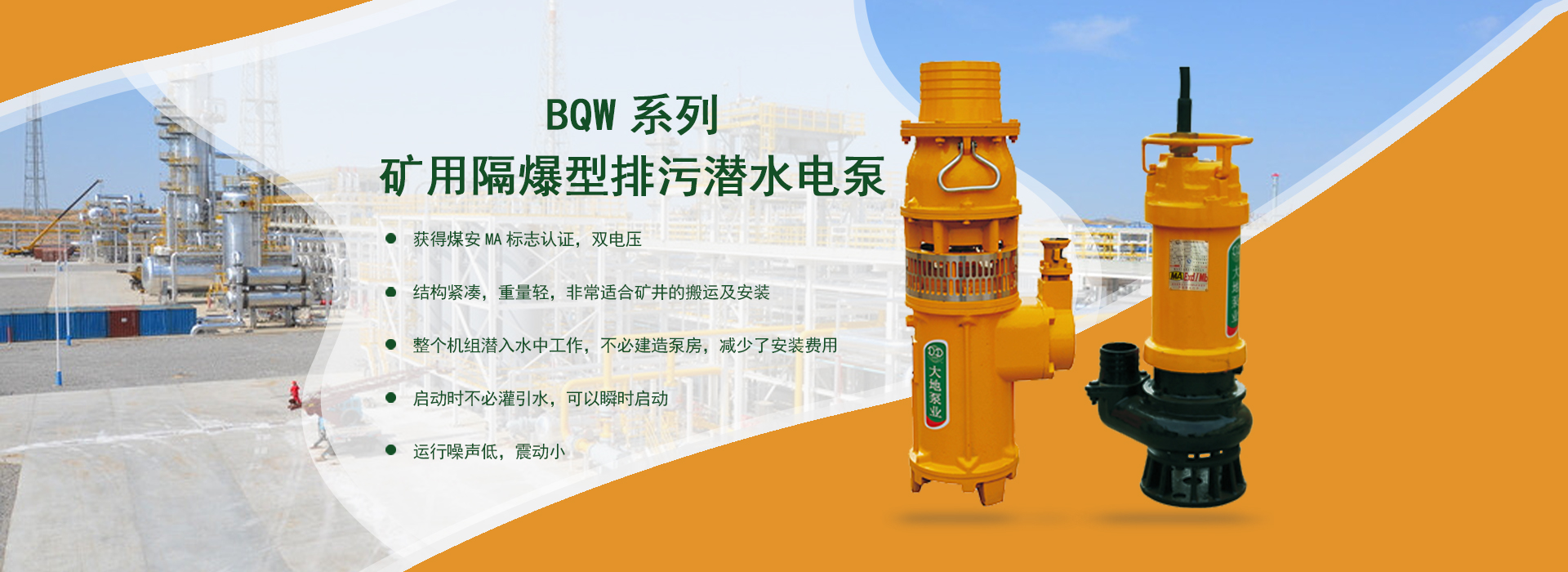 BQW系列礦用隔爆型排污潛