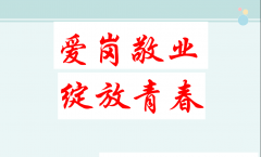 愛(ài)崗敬業(yè) 創(chuàng)先爭(zhēng)優(yōu) 奉獻(xiàn)青春